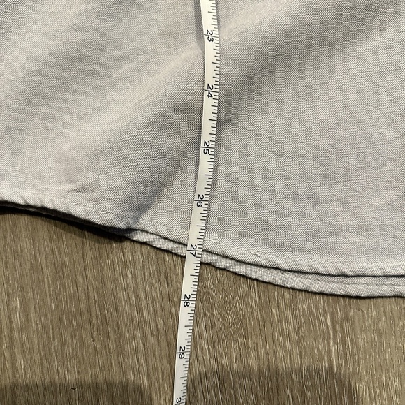 Simply Southern Light Blue Grey Long Sleeve Button Down Shirt | 100% Cotton - Picture 7 of 7